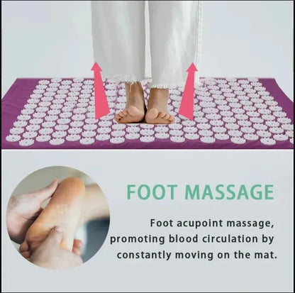 Acupressure Mat &amp; Pillow Set – Back, Neck &amp; Stress Relief