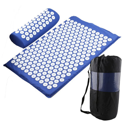 Acupressure Mat &amp; Pillow Set – Back, Neck &amp; Stress Relief