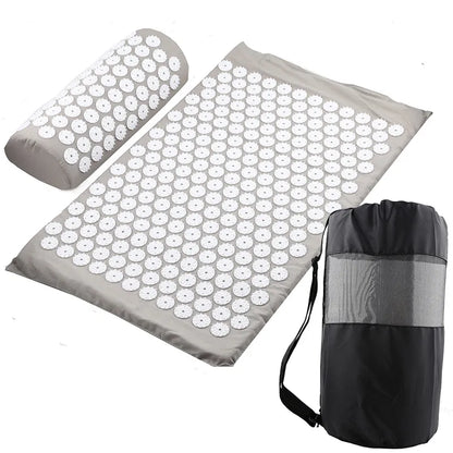 Acupressure Mat &amp; Pillow Set – Back, Neck &amp; Stress Relief