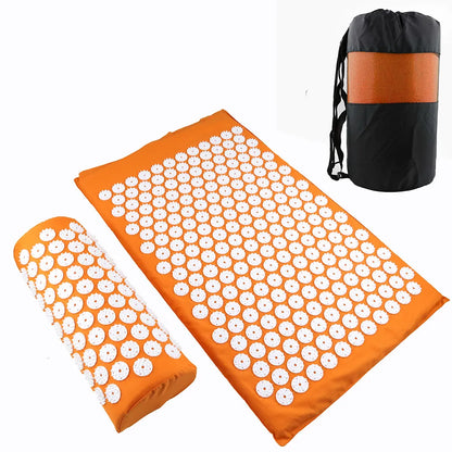 Acupressure Mat &amp; Pillow Set – Back, Neck &amp; Stress Relief