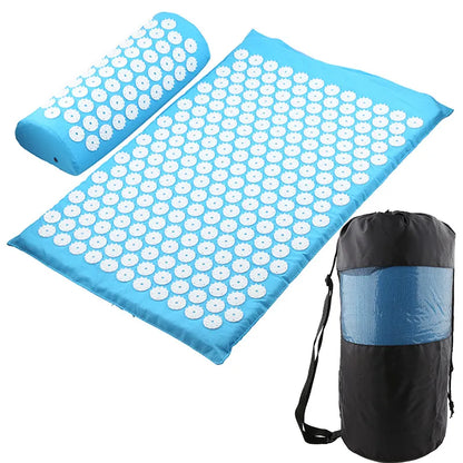 Acupressure Mat &amp; Pillow Set – Back, Neck &amp; Stress Relief
