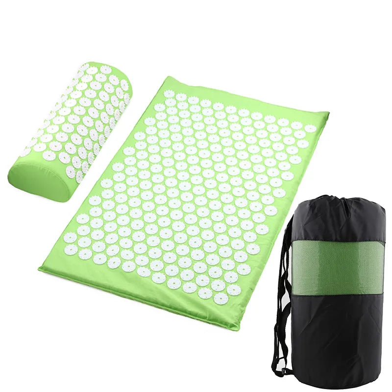 Acupressure Mat &amp; Pillow Set – Back, Neck &amp; Stress Relief