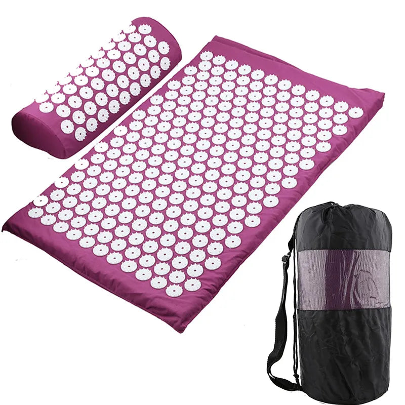 Acupressure Mat &amp; Pillow Set – Back, Neck &amp; Stress Relief